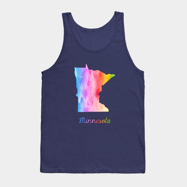 Minnesota Tie Dye Tank Top by MadyJustForFun